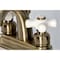 Kingston Brass KB5613PX Restoration 4" Centerset Bathroom Faucet, Antique Brass KB5613PX - alternate 3